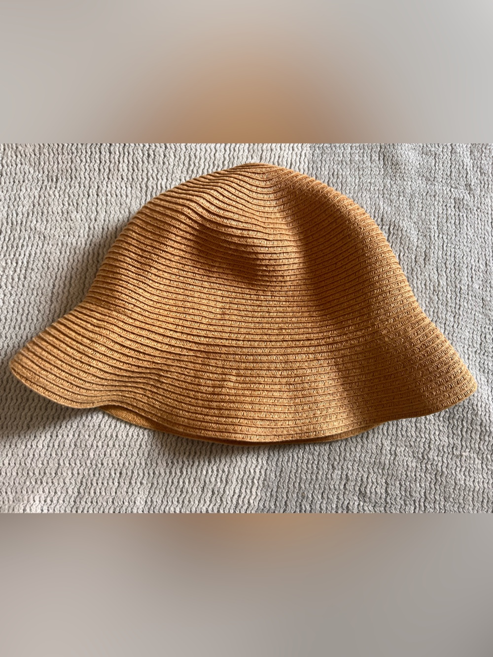 H&M Straw Bucket Hat in Tan - Picture 2 of 2